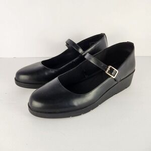 Anne Klein Women's Mary Jane Minimalist Black Shoes Size 8M